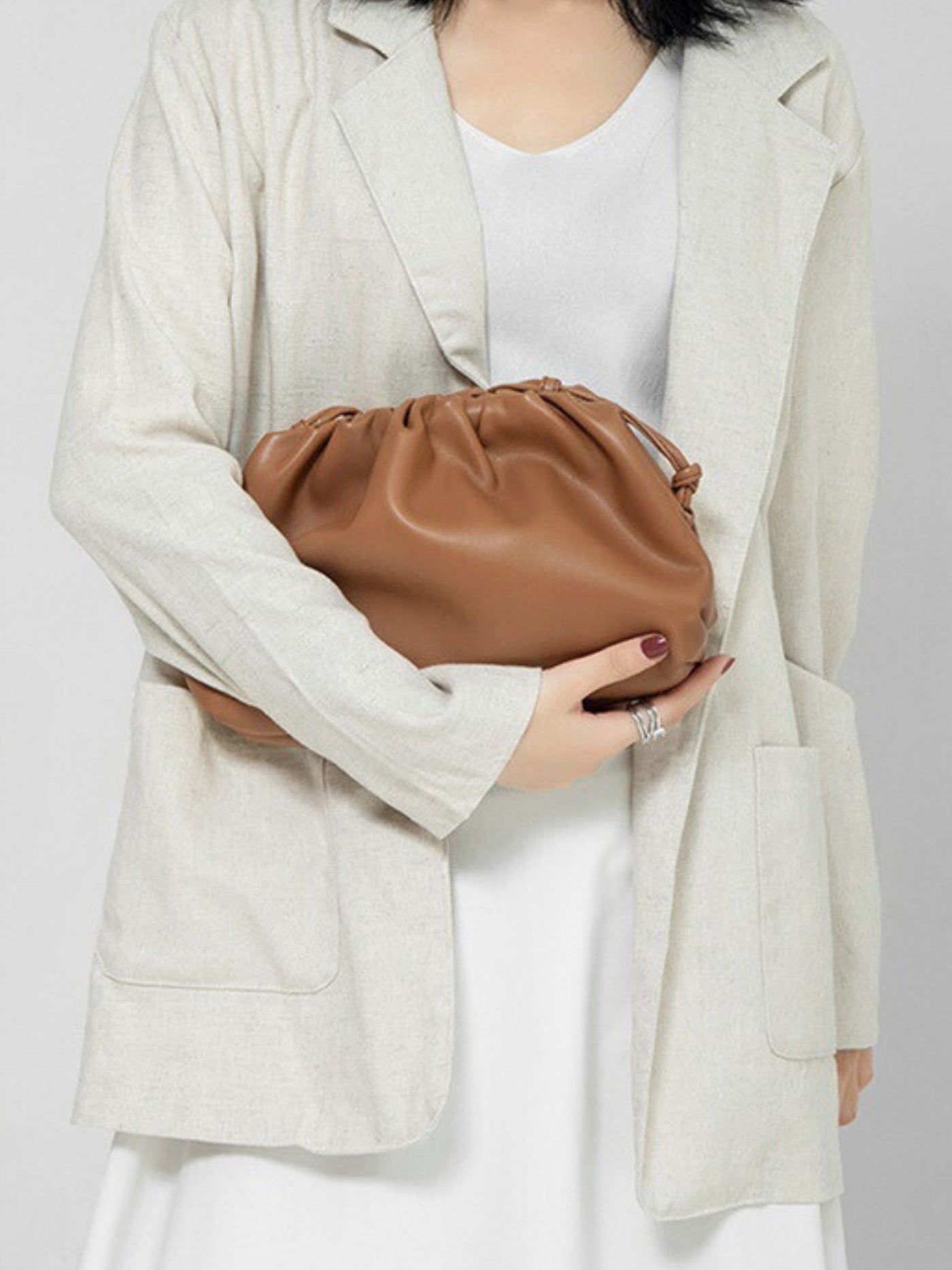 Marina | Pochette Vegan Elegante per l'uso Quotidiano