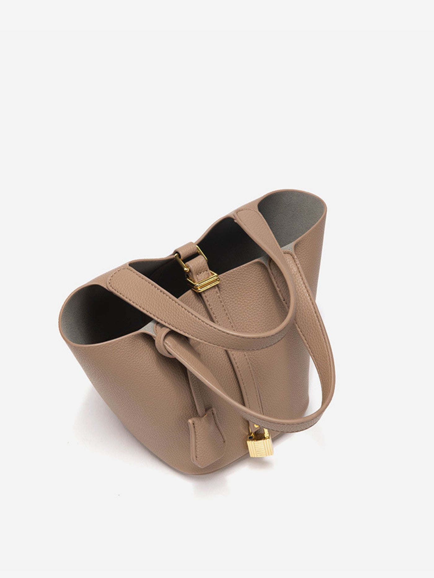 Glaiza | Borsa a Secchiello Gold-Lock Elegante