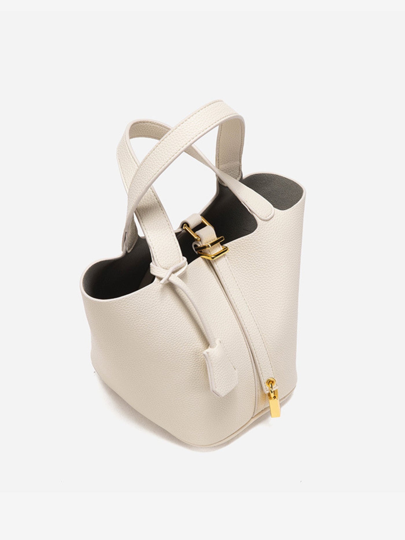 Glaiza | Borsa a Secchiello Gold-Lock Elegante