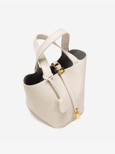 Glaiza | Borsa a Secchiello Gold-Lock Elegante