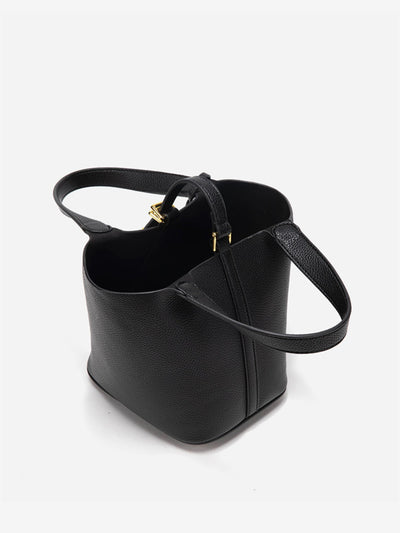 Glaiza | Borsa a Secchiello Gold-Lock Elegante