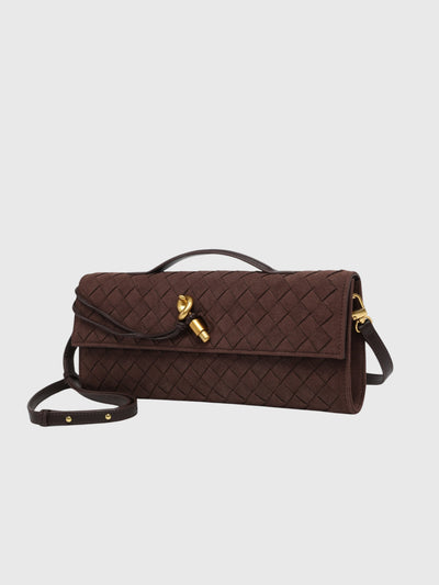 Cherry | Clutch in Suede