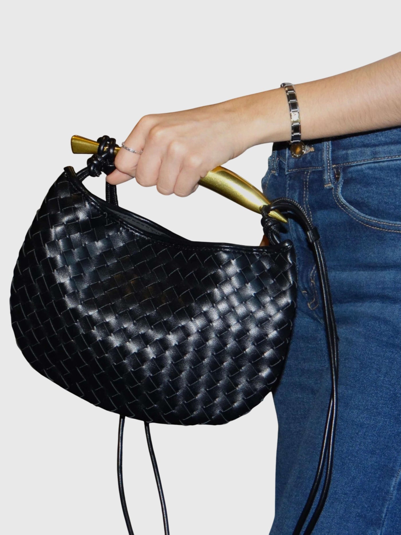 Bianca | Borsa Intrecciata Strutturata Luxe