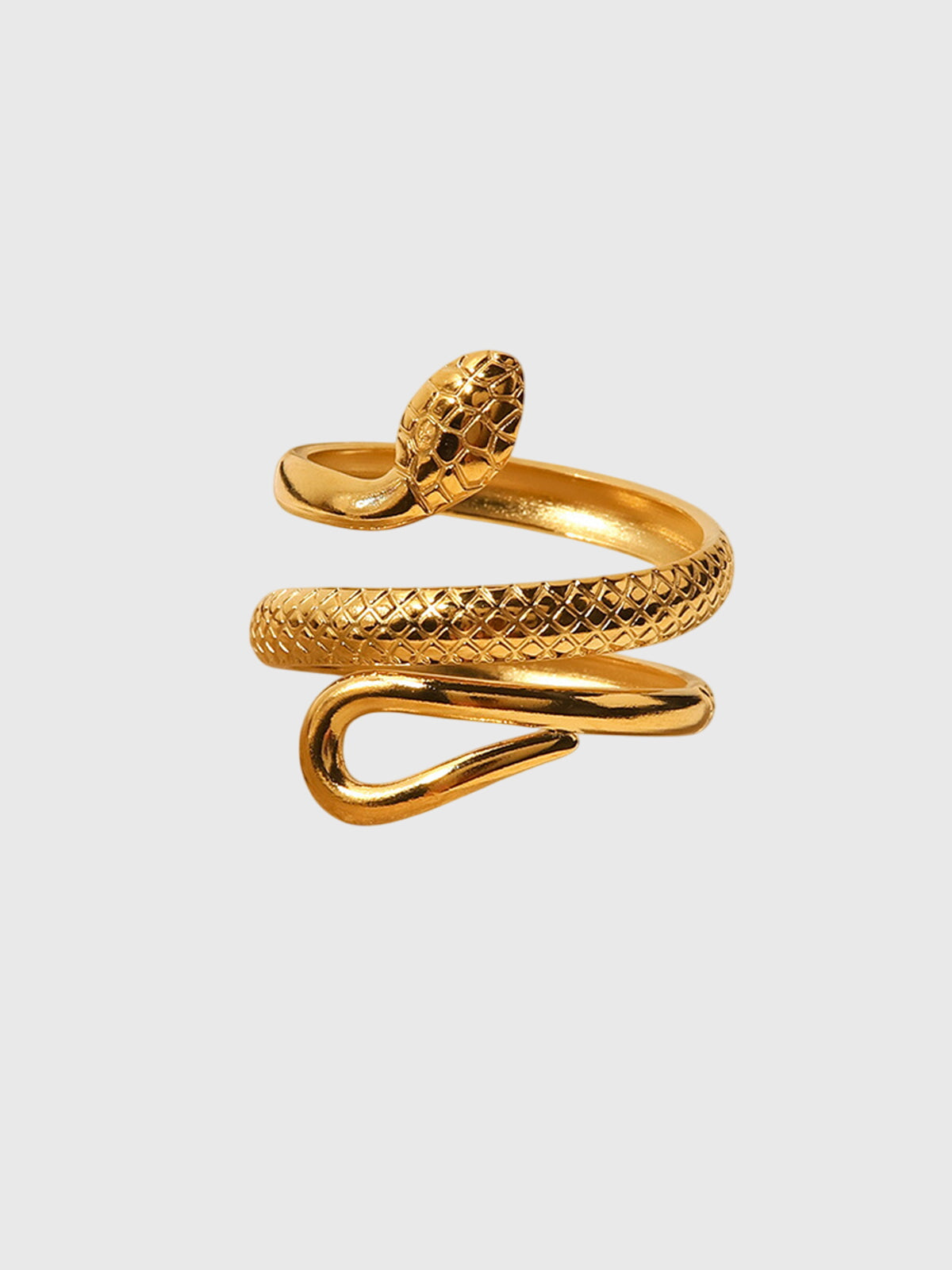 Aubrey | Anello Regolabile a Forma di Serpente