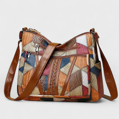 Solara - Borsa in pelle a mosaico