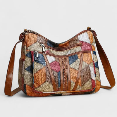 Solara - Borsa in pelle a mosaico