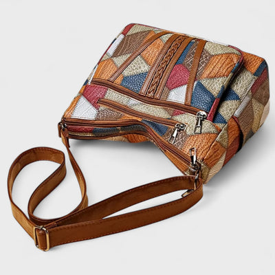 Solara - Borsa in pelle a mosaico