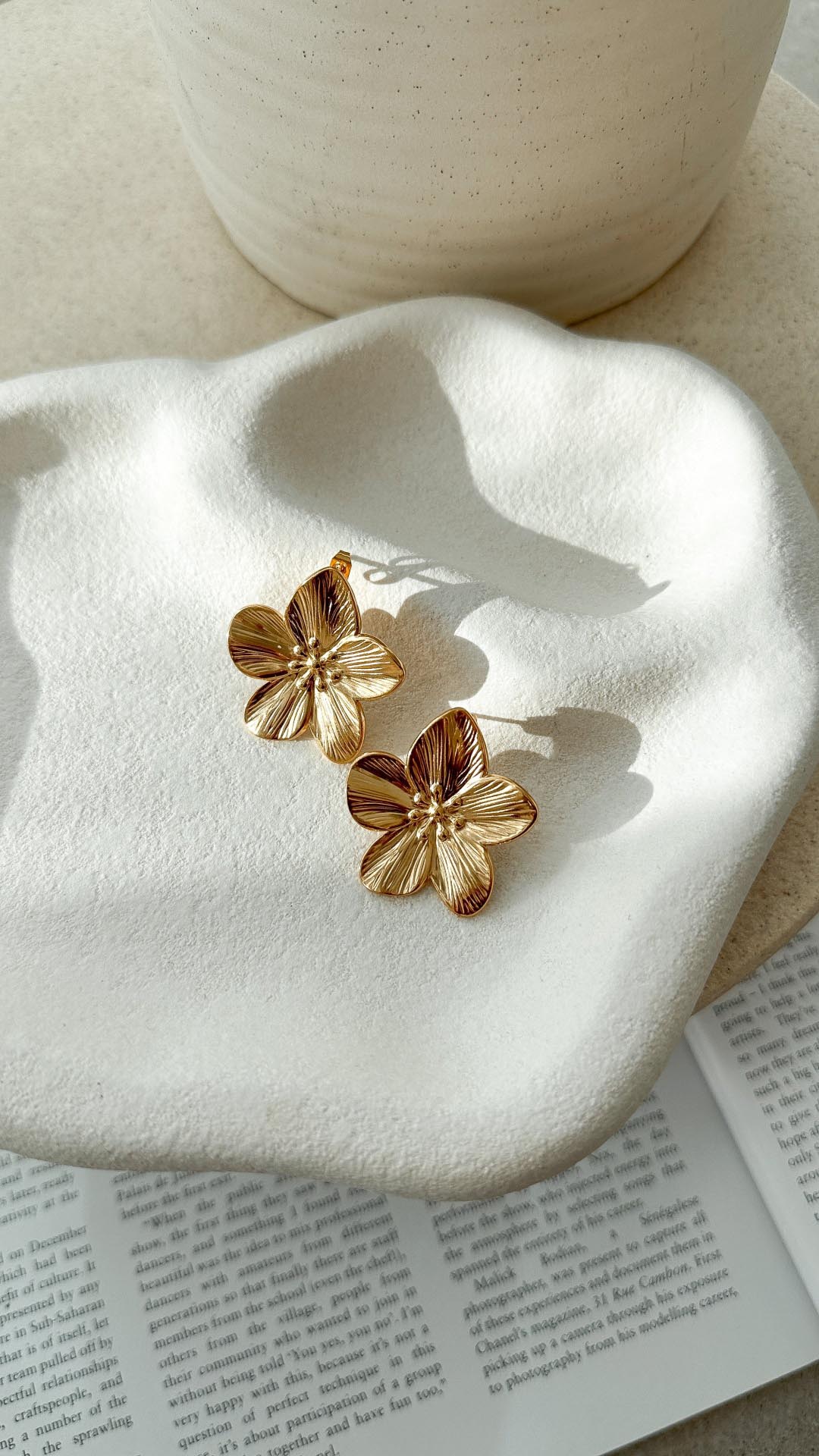 Lexi | Orecchini a Fiore Placcati in Oro