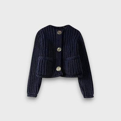 Moretta – Cardigan corto in maglia chunky