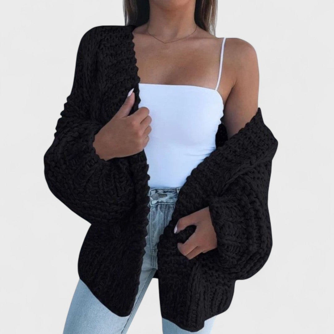 Eleanor - Cardigan rilassato in maglia grossa